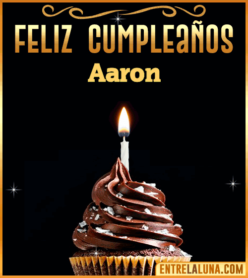 Gif Animado de Feliz Cumpleaños Aaron
