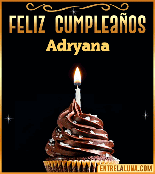 Gif Animado de Feliz Cumpleaños Adryana