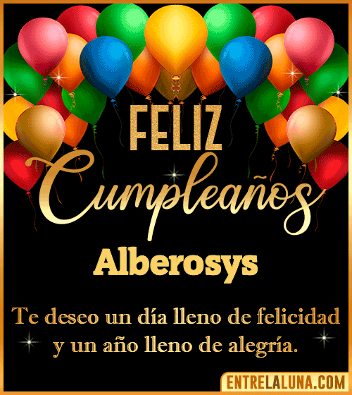 Mensajes de cumpleaños Alberosys