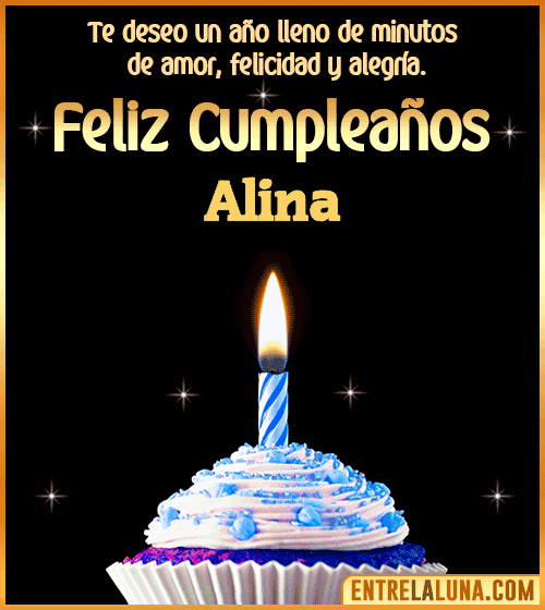 Te deseo Feliz Cumpleaños Alina