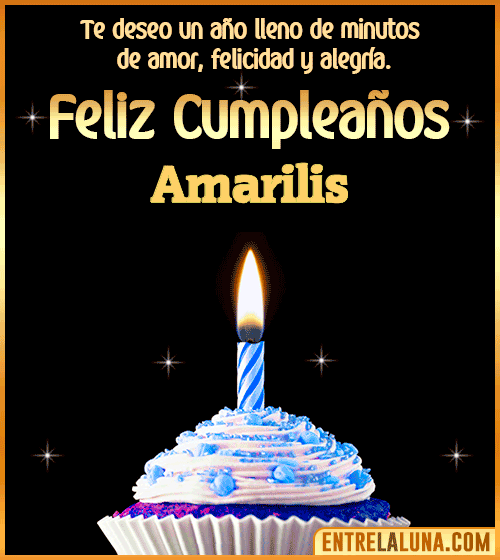 Te deseo Feliz Cumpleaños Amarilis