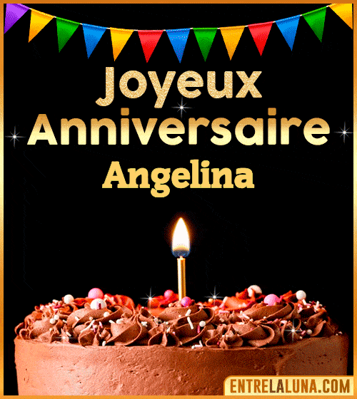 GIF Joyeux Anniversaire Angelina