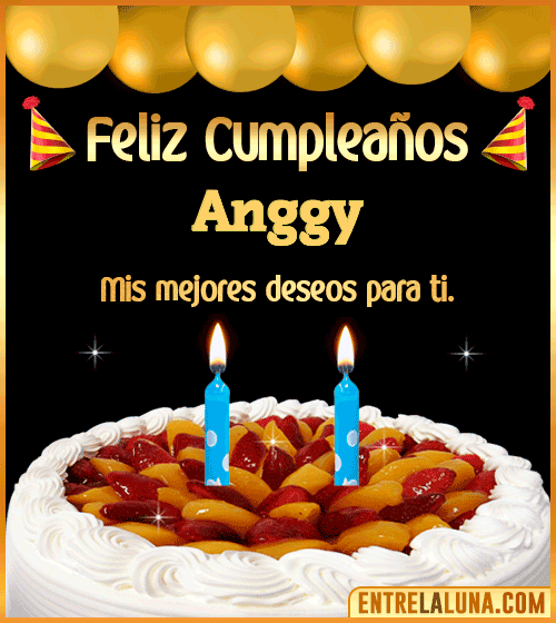 Gif de pastel de Cumpleaños Anggy