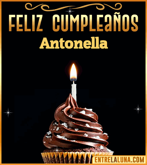Gif Animado de Feliz Cumpleaños Antonella