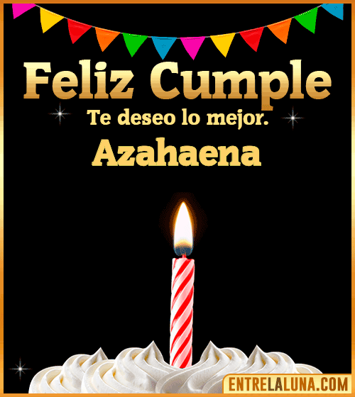 Gif Feliz Cumple Azahaena