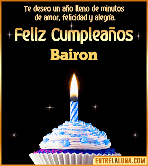 Te deseo Feliz Cumpleaños Bairon