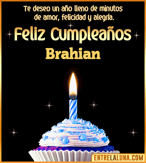 Te deseo Feliz Cumpleaños Brahian