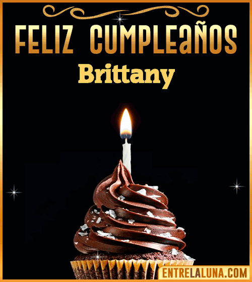 Gif Animado de Feliz Cumpleaños Brittany