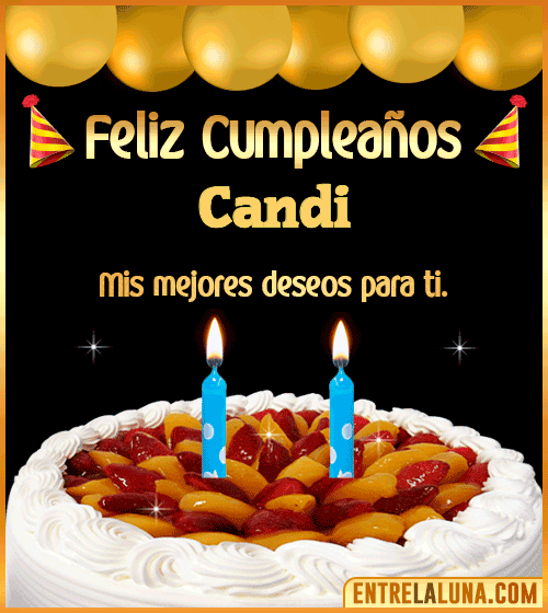 Gif de pastel de Cumpleaños Candi