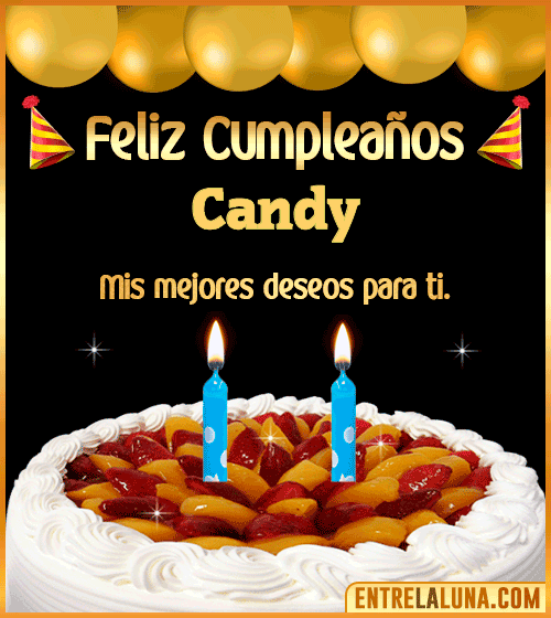 Gif de pastel de Cumpleaños Candy
