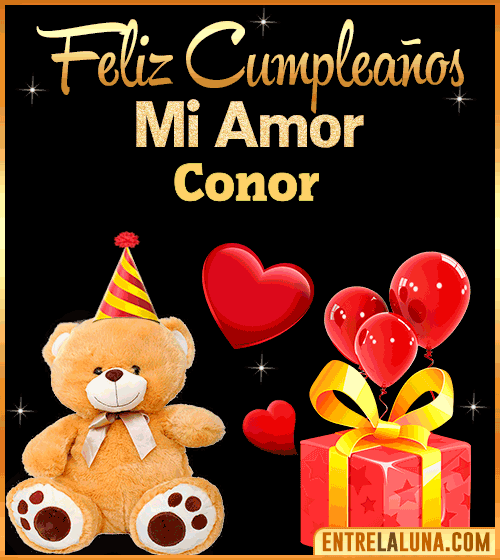 Gif Feliz Cumpleaños mi Amor Conor