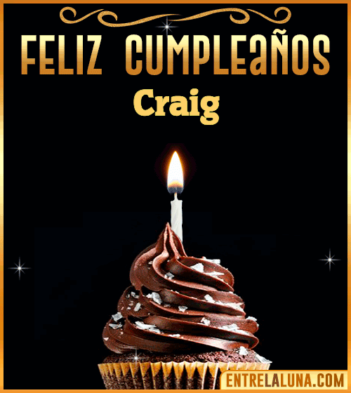 Gif Animado de Feliz Cumpleaños Craig