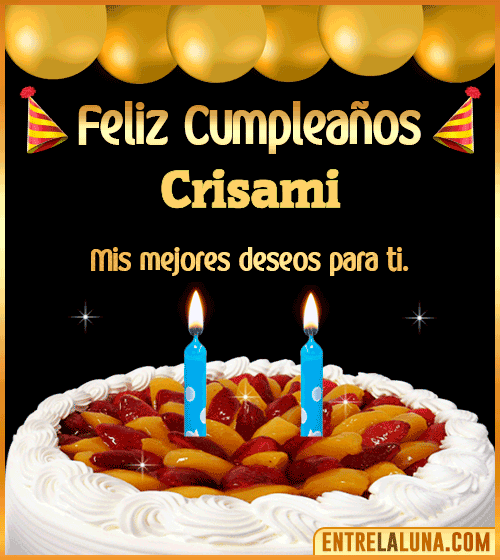 Gif de pastel de Cumpleaños Crisami