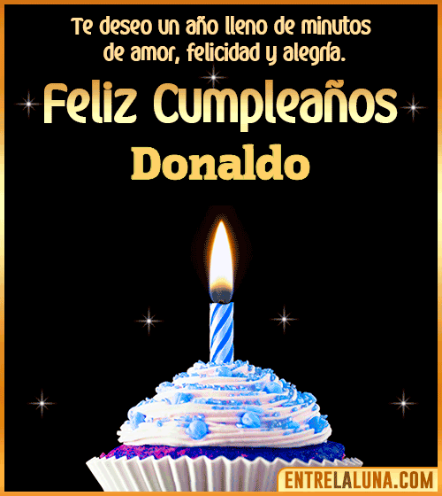 Te deseo Feliz Cumpleaños Donaldo