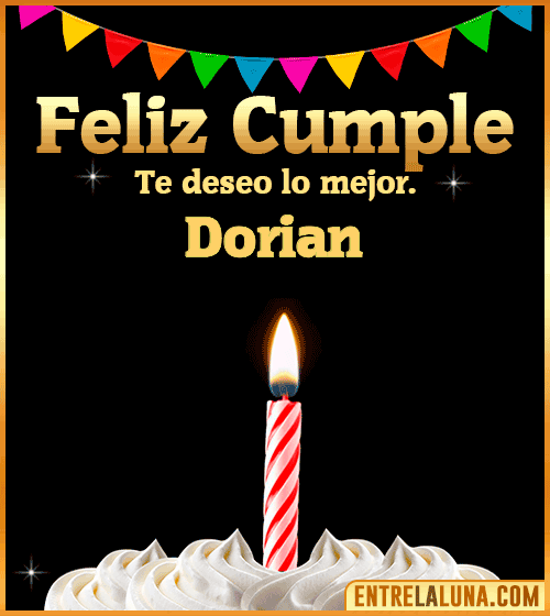 Gif Feliz Cumple Dorian