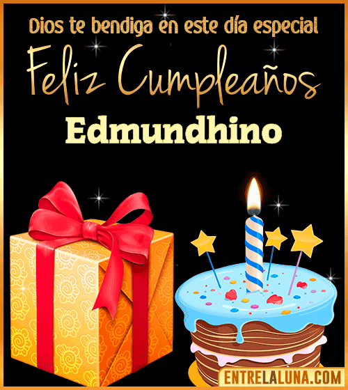 Feliz Cumpleaños, Dios te bendiga en este día especial Edmundhino