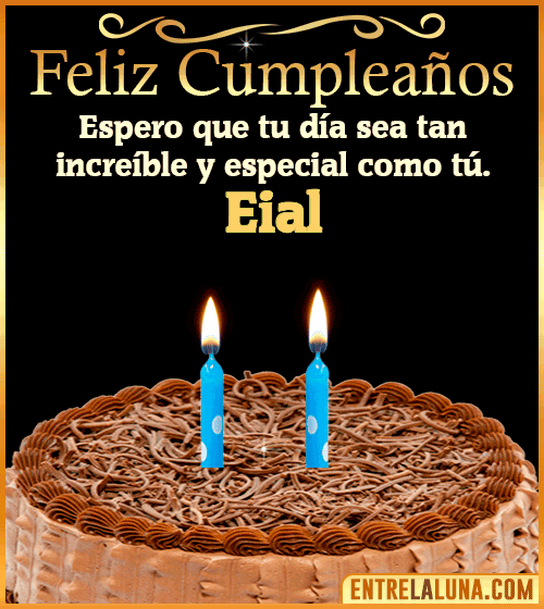 Gif de pastel de Feliz Cumpleaños Eial