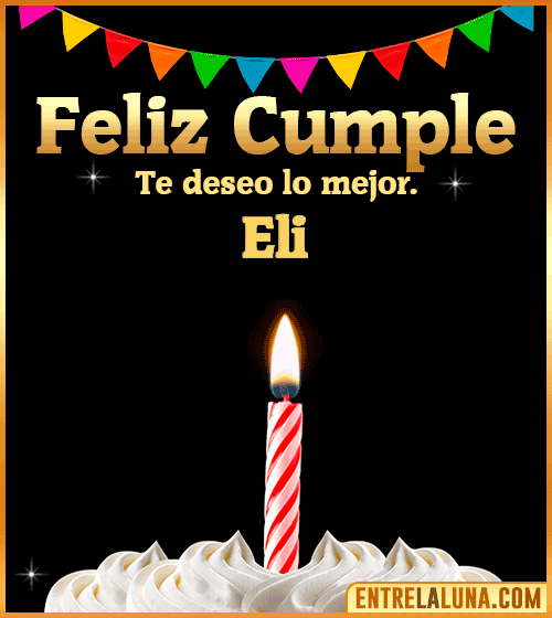 Gif Feliz Cumple Eli