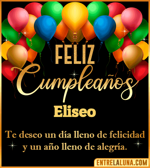 Mensajes de cumpleaños Eliseo