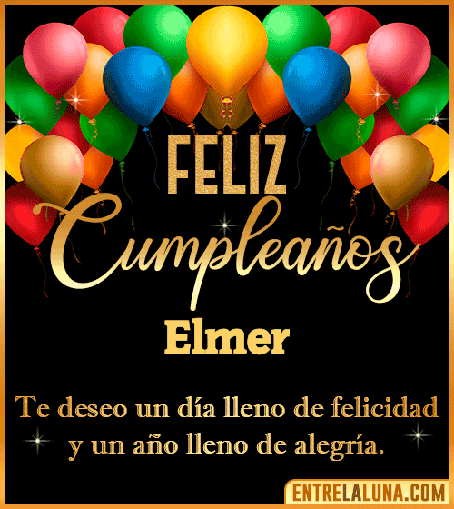 Mensajes de cumpleaños Elmer