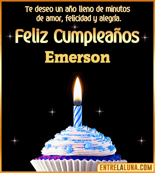 Te deseo Feliz Cumpleaños Emerson