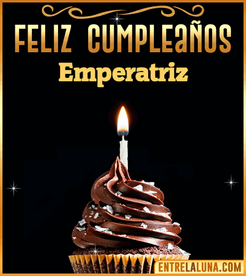 Gif Animado de Feliz Cumpleaños Emperatriz