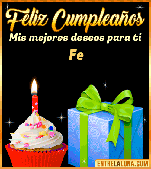 Feliz Cumpleaños gif Fe