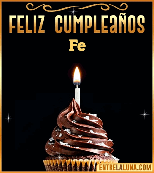Gif Animado de Feliz Cumpleaños Fe
