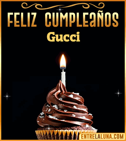 Gif Animado de Feliz Cumpleaños Gucci
