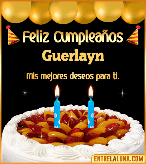 Gif de pastel de Cumpleaños Guerlayn