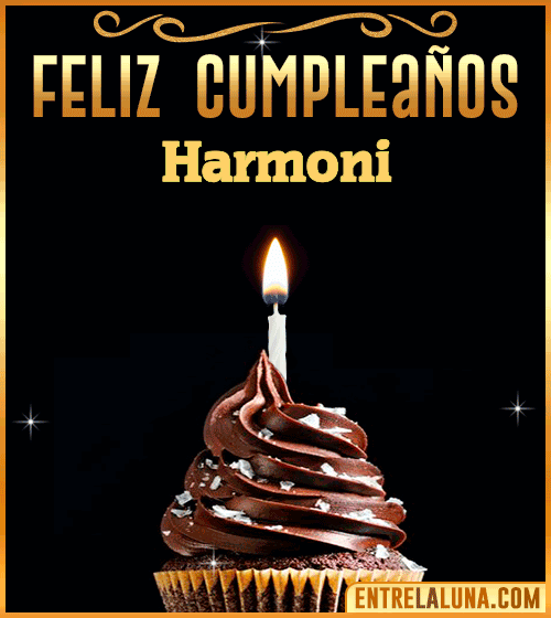 Gif Animado de Feliz Cumpleaños Harmoni