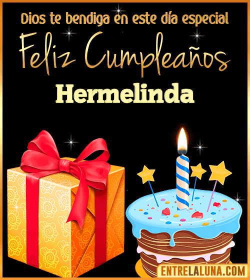 Feliz Cumpleaños, Dios te bendiga en este día especial Hermelinda