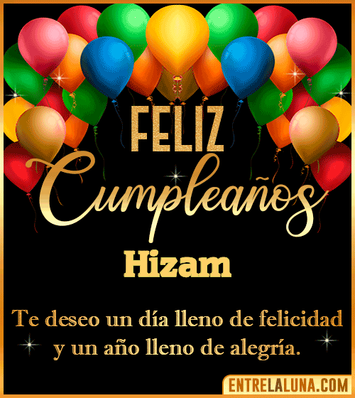 Mensajes de cumpleaños Hizam