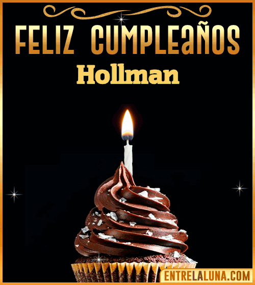 Gif Animado de Feliz Cumpleaños Hollman