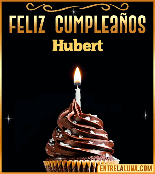 Gif Animado de Feliz Cumpleaños Hubert