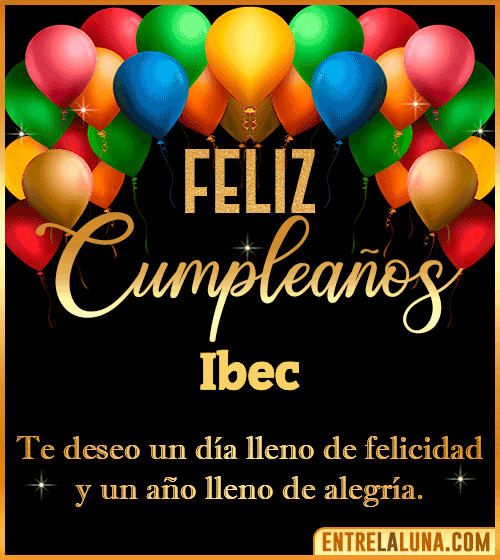 Mensajes de cumpleaños Ibec