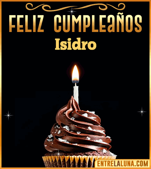 Gif Animado de Feliz Cumpleaños Isidro