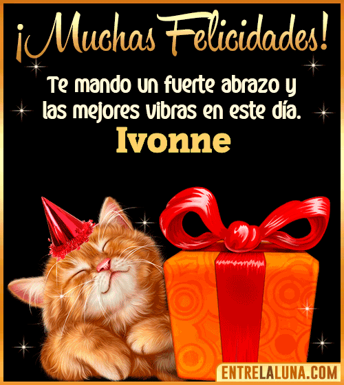 Muchas felicidades en tu Cumpleaños Ivonne