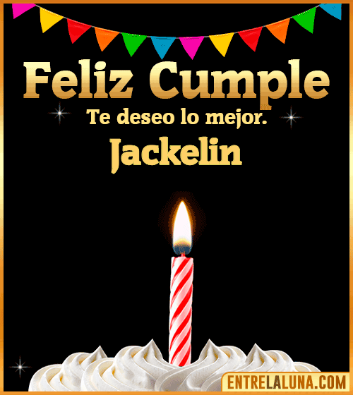 Gif Feliz Cumple Jackelin