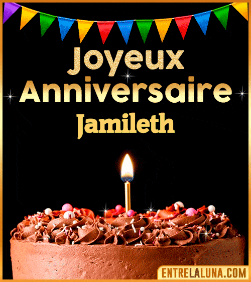 GIF Joyeux Anniversaire Jamileth