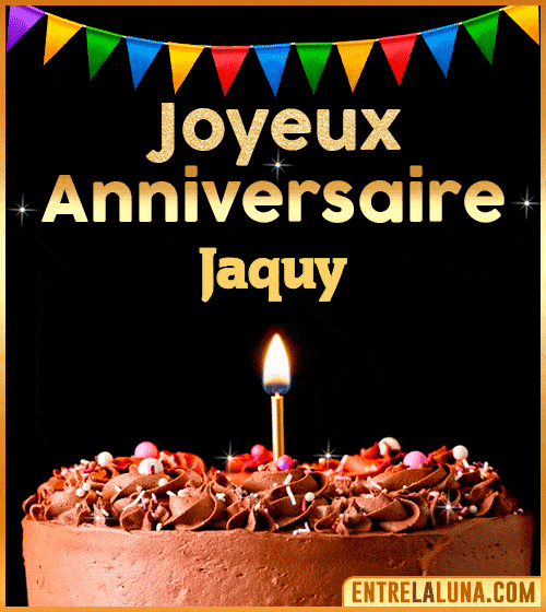 GIF Joyeux Anniversaire Jaquy