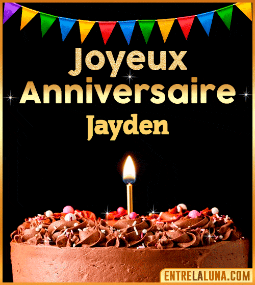 GIF Joyeux Anniversaire Jayden