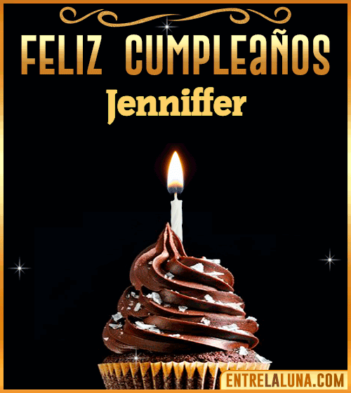 Gif Animado de Feliz Cumpleaños Jenniffer