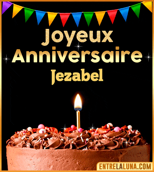 GIF Joyeux Anniversaire Jezabel