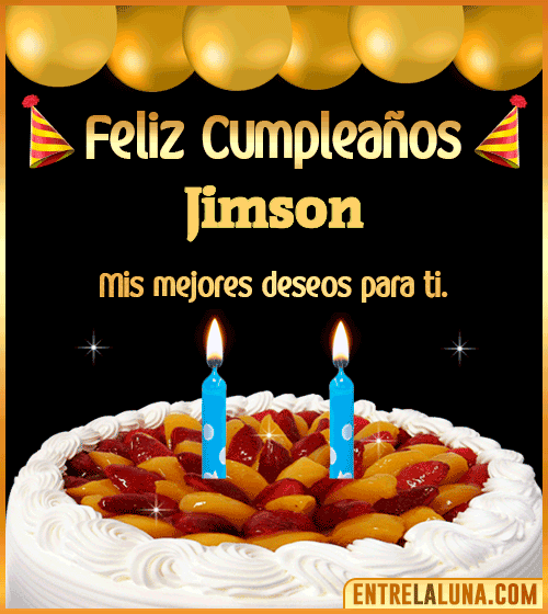 Gif de pastel de Cumpleaños Jimson