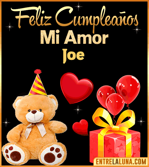 Gif Feliz Cumpleaños mi Amor Joe