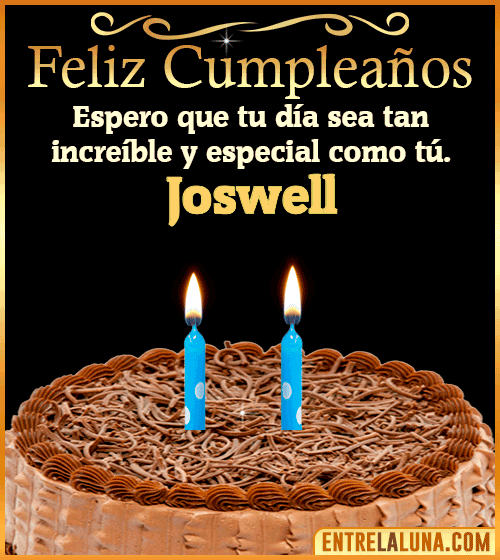 Gif de pastel de Feliz Cumpleaños Joswell