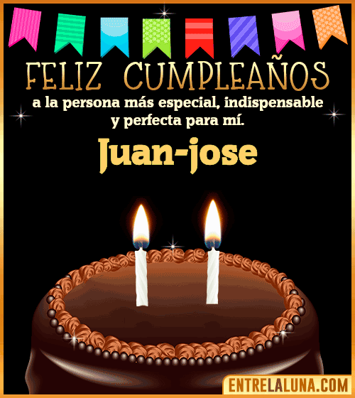 Feliz Cumpleaños a la persona más especial Juan-jose