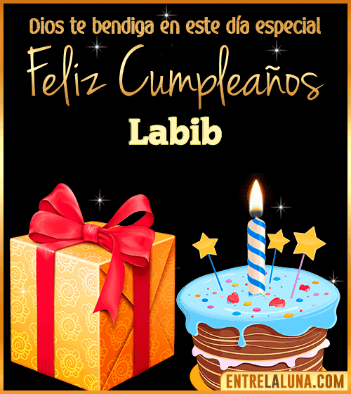 Feliz Cumpleaños, Dios te bendiga en este día especial Labib