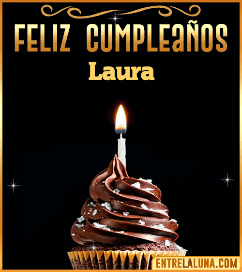 Gif Animado de Feliz Cumpleaños Laura